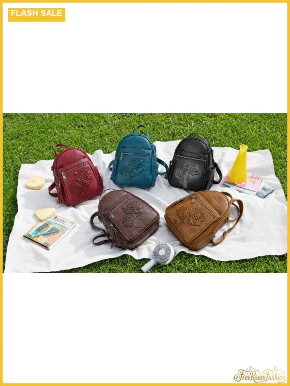 Women's Mini Backpack Purse Faux Leather Waterproof Travel Daypack
